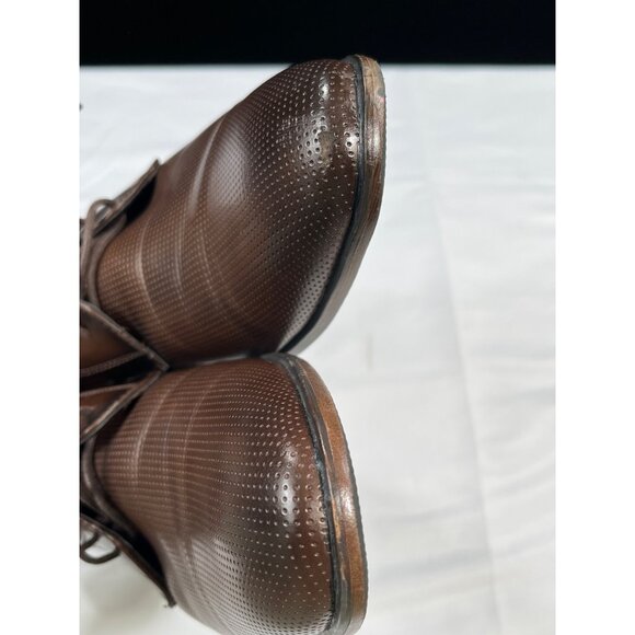 Tayno Brown Leather Oxfords SKU 7503 Size 9.5 - Picture 9 of 11